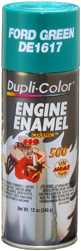 Dupli-Color (EDE161707-6 PK) Ford Green Engine Enamel with Ceramic - 12 oz. Aerosol, (Case of 6)