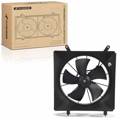 A-Premium Left Engine Radiator Cooling Fan Assembly