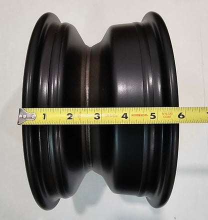 4 Bolt 10"X4.75" FRONT Wheel Rim for 150cc Taotao ATA150D 150GK ATVs and Go-Karts, 10mm Bolt Holes, Black