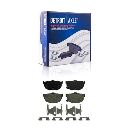 Detroit Axle - 8pc Brake Kit for 2003 2004 2005 2006 2007 Hyundai Tiburon - size: 8PR56111/KIT