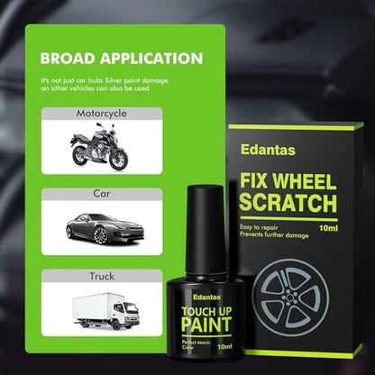 Titanium Gray Rim Touch Up Paint For Car - color: Titanium Gray