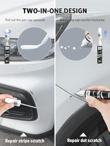 Urban Titanium Metallic (YR-578M) Touch Up Paint for Honda, 2-in-1 - color: Urban Titanium Metallic(YR-578M) for CR-V/Civic/Insight, style: for Honda