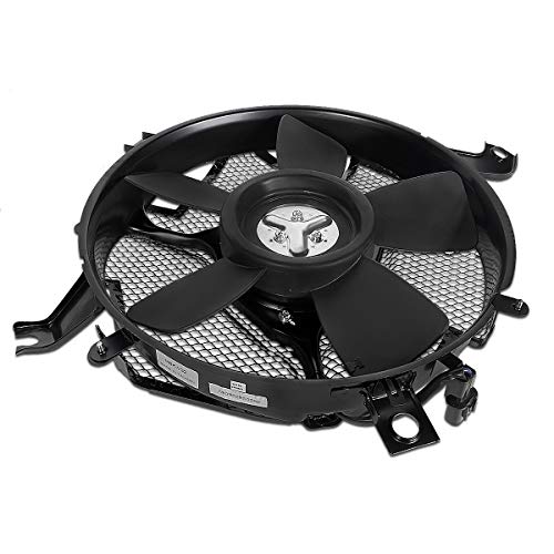 Auto Dynasty MI3113105 OE Style AC Condenser Cooling Fan Shroud Assembly Compatible with Mitsubishi Montero 92-00