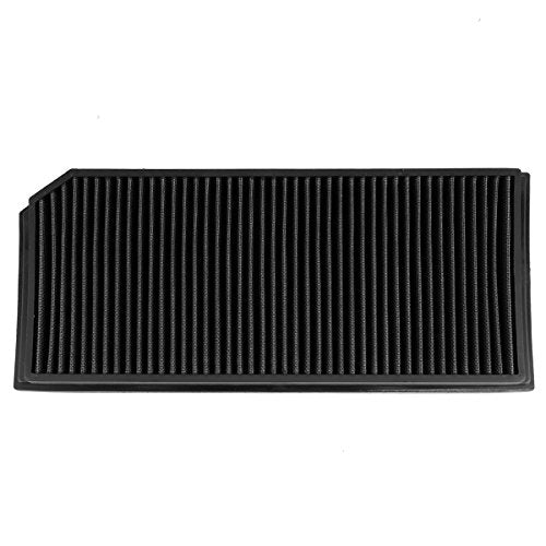 DNA Motoring AFPN-005-BK Washable Drop In Panel Air Filter Enhance Engine Performance [Compatible with 6-11 A3 Turbo / 08-09 TT / 06-08 GTI Jetta Passat / 12-13 Golf / 07-09 EOS 2.0 Turbo] - style: 06-11 A3 Black