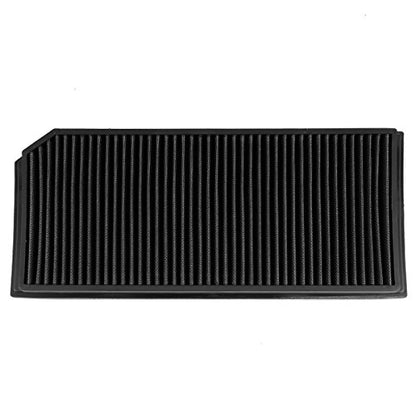 DNA Motoring AFPN-005-BK Washable Drop In Panel Air Filter Enhance Engine Performance [Compatible with 6-11 A3 Turbo / 08-09 TT / 06-08 GTI Jetta Passat / 12-13 Golf / 07-09 EOS 2.0 Turbo] - style: 06-11 A3 Black