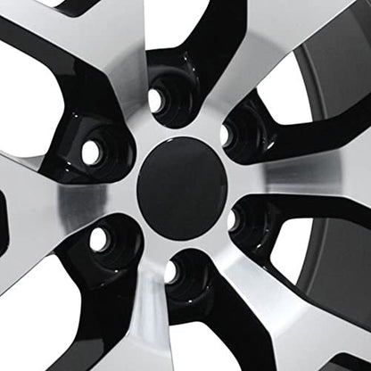 OE Wheels CV92-22090-6550-31MB 22" Replica Wheel CV92 Fits GMC Sierra Rim 22x9 Machined Wheel