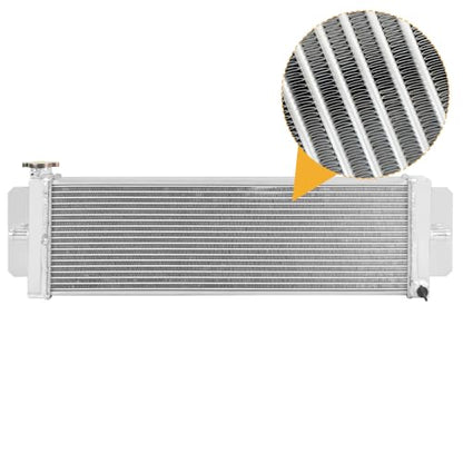 Universal Intercooler Kit 31"x9"x4" Aluminum Intercooler Air to Water Intercooler Aluminum Liquid Heat Exchanger Replacement for Any Turbo Charger system