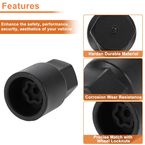 D Wheel Lock Lug Nut for Toyota for Lexus Anti-Theft Wheel Locking Nut Key Socket Removal Tool 1 Pc - size: Socket D