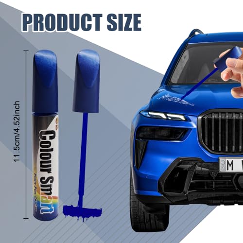 Touch Up Paint for Cars, Car Scratch Repair Pen, Quick & Easy Solution to Erase Car Scratch Paint Pen, Automotive Paint Scratch Remover for Cars Paint Scratch Repair (Blue) - color: Blue