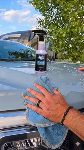 Poli Super Spray® Waterless Cleaner–No Rinse Car, Boat & RV Wash Streak-Free, High Gloss, Non-Abrasive Safe for Gelcoat, Fiberglass, Painted Surfaces, Glass, Plastic, Rubber & Vinyl–Quick & Easy - size: 16 Fl Oz (Pack of 1)