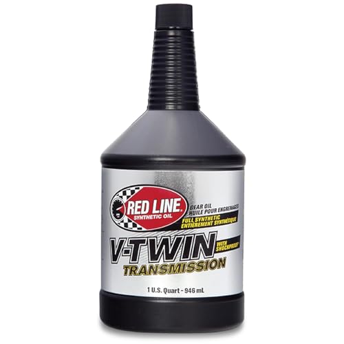 Red Line 42804 V-Twin Transmission Oil with Shockproof - 4 Quarts - size: 4 Pack