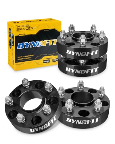 dynofit 1.5" Wheel Spacers 5x5 for 2007-2018 Jeep Wrangler JK, 1999-2010 Grand Cherokee WJ WK, 71.5mm Hub Centric 5x127 Wheel Adapters for 2005-2010 Commander XK, 1/2"-20 Studs, 4Pcs Forged Spacers - size: 1.5 inch - 1/2-20 Studs