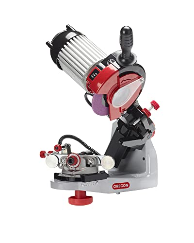 Oregon Professional Hydraulic Clamping 120-Volt Bench Chain Grinder - size: Professional with Hydraulic Assist for High-Volume