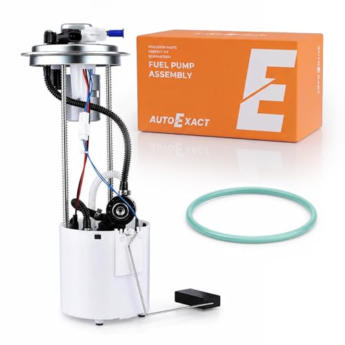 AutoExact Fuel Pump Assembly Compatible with 2014-2018 Chevrolet Silverado GMC Sierra 1500 4.3L 5.3L 6.2L, with sending unit fuel pressure sensor Replaces E4123M P76892M - size: 14-18 Silverado/Sierra