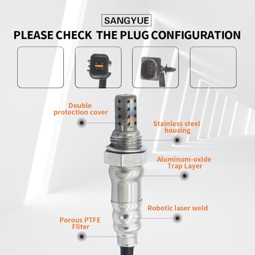 2PCS Oxygen O2 Sensor 1 & 2