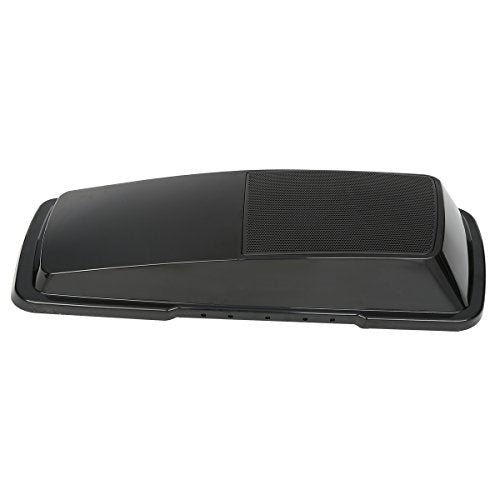 XMT-MOTO Hard Saddlebag Lids w/6 x 9speaker grilles Fit for Harley Touring - style: Unpainted 6x9 Saddlebag Lids (No Speaker,93-13)
