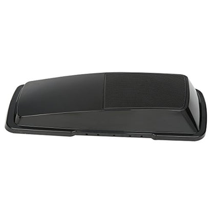 XMT-MOTO Hard Saddlebag Lids w/6 x 9speaker grilles Fit for Harley Touring - style: Unpainted 6x9 Saddlebag Lids (No Speaker,93-13)