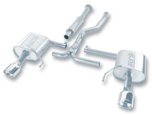 BORLA 140123 Cat-Back Performance Exhaust System for 2005-2009 Subaru Legacy GT 2.5L 4 Cyl. Turbo All Wheel Drive Automatic/Manual Transmission 4 Door.