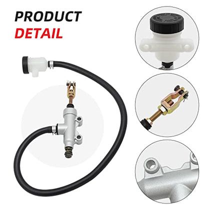 Rear Brake Master Cylinder for 2011-Up Polaris Sportsman 400 450 500 570 800 ETX Hawkeye,OEM# 1911688 1912301