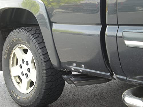 Flowmaster 17395 American Thunder Cat-Back Exhaust Kit 3 Inch Aluminized Steel 3 Inch Stainless Tips Compatible with 1999-2007 Classic Chevy Silverado GMC Sierra 1500 4.8L 5.3L Extended Cab Short Bed