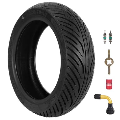 120/70-12 Tubeless Tire for Scooter, Moped, Tricycle - Bias-6PR 58 L-1 PACK - size: 120/70-12