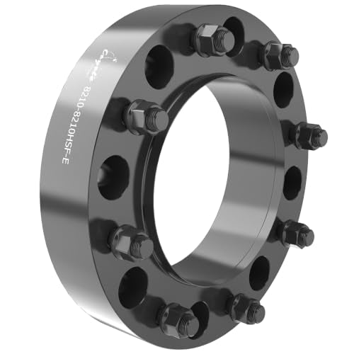 Wheel Accessories Parts 1 Pc Steel Hub Centric Wheel Spacers 8 on 210mm 2 Inch Thick 154.2mm Hub M14x1.5 14x1.5 Thread Stud Fits Chevrolet Silverado GMC Sierra 3500HD (Dually - Front Only) - size: With Lip, style: 2.00" Steel (1 Pack)