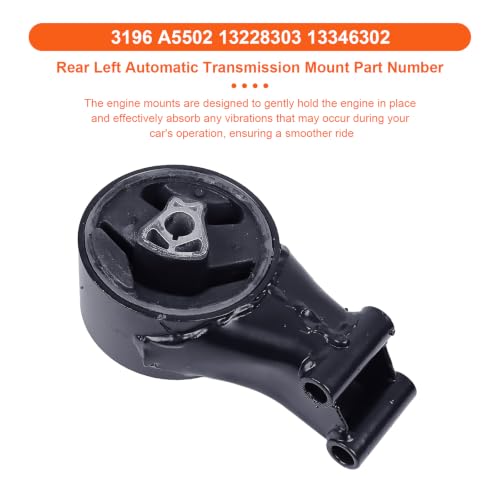 Engine Motor Mount Compatible with Buick Lacrosse 2012-2016 L4 2.4L,Buick Regal 2014-2015 L4 2.4L,Chevrolet Impala 2014 L4 2.4L,Replacement for A5537 A5501 A5711 A5502 - size: Buick Lacrosse 12-16 L4 2.4L