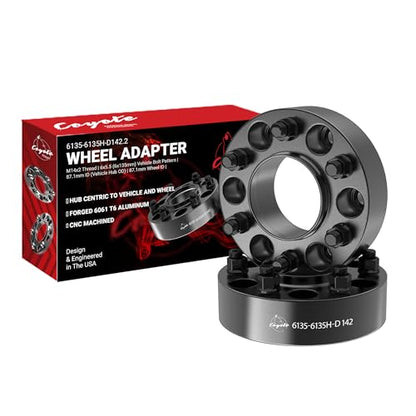 Wheel Accessories Parts 2 Pcs Hub Centric Wheel Spacers 6 on 135mm 6x135mm 1.75 Inch Thick 87.1mm Hub M14X2 14x2 Thread Stud Fits Ford F-150 Expedition ｜ Lincoln Navigator Mark LT - size: 1.75" Thick - 2 Pack, style: 2001-14 F150 Expedition