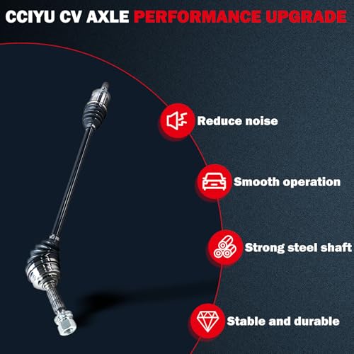 cciyu CV Axle Shaft Assembly for Dodge Caliber 2007 2008 - Replace NCV12601 - size: 17-9592