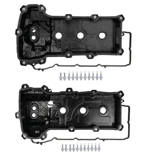 Engine Valve Covers Compatible with Ford F-150, Edge, Explorer, Mustang, Transit & Lincoln MKZ MKX 3.5L 3.7L (2011-2020) Non-Turbo, Direct Replace Part # BR3Z6582U BR3Z6582R