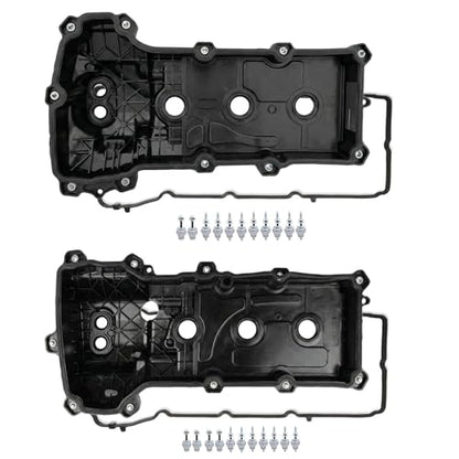 Engine Valve Covers Compatible with Ford F-150, Edge, Explorer, Mustang, Transit & Lincoln MKZ MKX 3.5L 3.7L (2011-2020) Non-Turbo, Direct Replace Part # BR3Z6582U BR3Z6582R