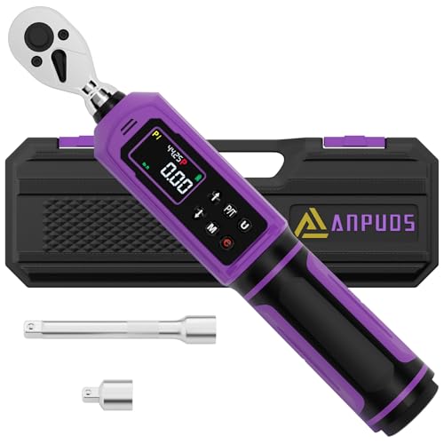 ANPUDS Digital Torque Wrench 3/8", ±1% Accuracy, 0.66-44.25 Ft-lb - size: 0.66-44.25 Ft-lb