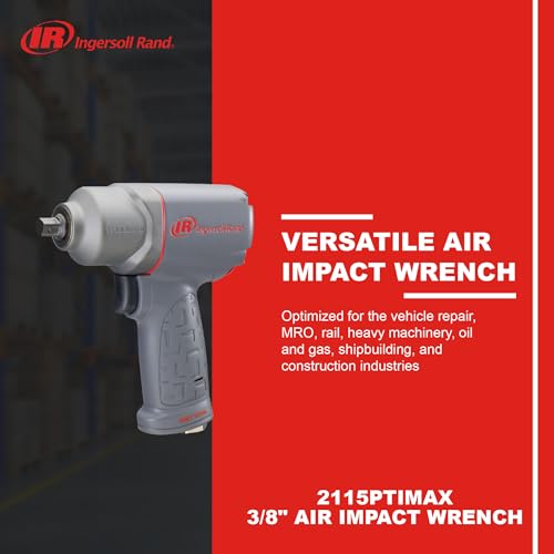 Ingersoll Rand 2115PTIMAX 3/8" Industrial-Grade Impact Wrench - size: 3/8" Drive Pin Type