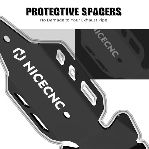 NICECNC Heat Shield Guard Protector Black - color: Black