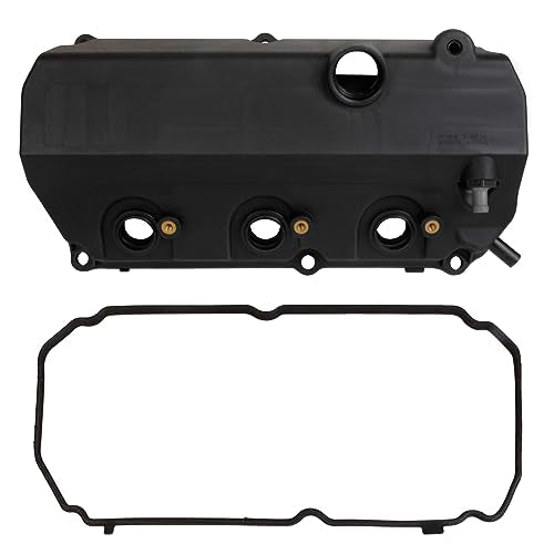 MITZONE Valve Cover Left Side Compatible with 2007-2009 Mitsubishi Outlander 3.0L Replace 1035A840 - color: 2007-2009 Outlander 3.0L Left Side