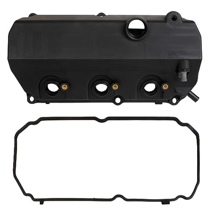 MITZONE Valve Cover Left Side Compatible with 2007-2009 Mitsubishi Outlander 3.0L Replace 1035A840 - color: 2007-2009 Outlander 3.0L Left Side