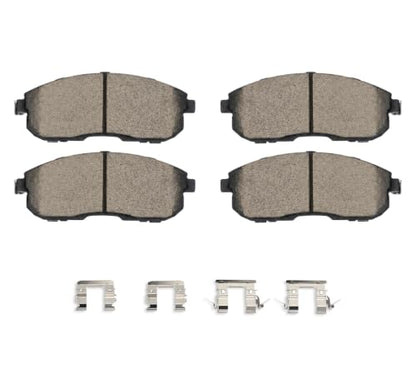 SATISFIED Ceramic Front Brake Pads Kit D815 Fit For INFINITI I30 2000-2001 - size: D815-7318