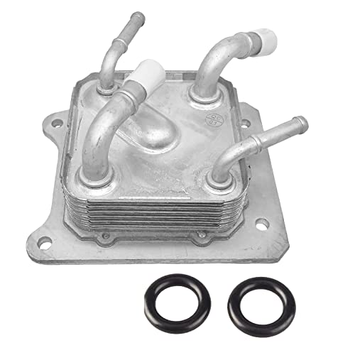 Engine CVT Transmission Oil Cooler 21606-28X0B with O-Rings Compatible with 2013-2019 Nissan Altima Maxima Murano Pathfinder Quest Rogue 2.5L & 3.5L 4/6 Cylinder Engine