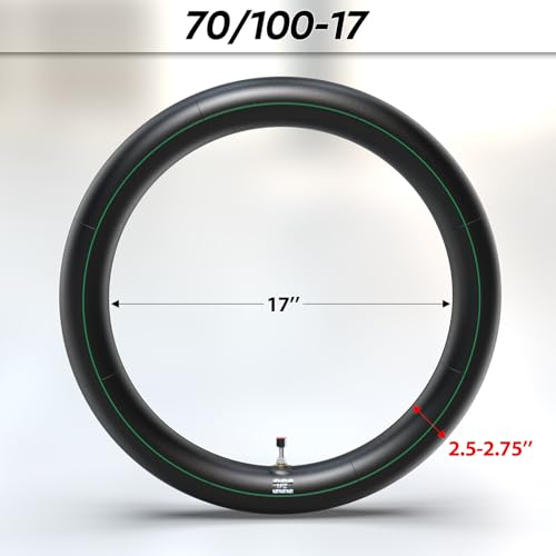 1PZ 70/100-17 2.75-17 Tire and Inner Tube for KLX125 KLX140 KX85 TTR125