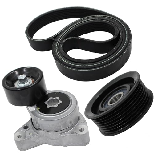 AUCERAMIC 90K-38278D Serpentine Drive Belt Tensioner Pulley Assembly