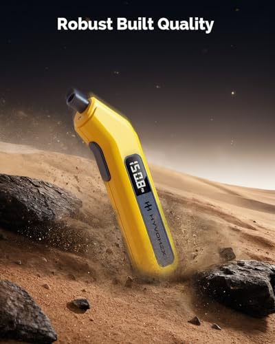 HYVOHEX Digital Tire Pressure Gauge 200 PSI for Car,RV,Truck,Bike - color: Yellow