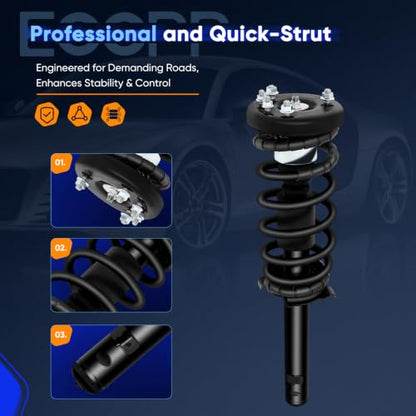 ECCPP Complete Struts Spring Assembly Front Struts Fit for Honda for Accord - size: 171691