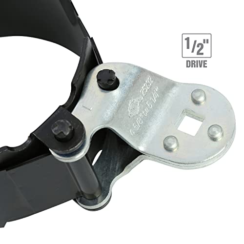 OEMTOOLS Heavy Duty Truck Oil Filter Wrench Fits 4-5/8" to 5-1/4" Filters - size: 4-5/8 inch to 5-1/4 inch