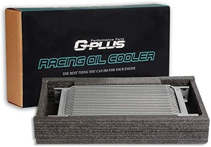 G-PLUS Engine Transmisson Oil Cooler Kit + Oil Cooler Sandwich Plate Replacement 25 Row Aluminum Fit for BILLET LS1 LS2 LS3 LSX VE HSV - color: Silver, size: LS1 LS2 LS3