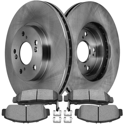SCITOO - Brake Kits For Acura For CL 2001-2003,For TL 1999-2003 2006-2008 - size: Front 31275 + D787-7656 [2+4PCS]