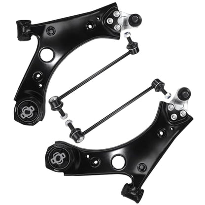 Detroit Axle - 4pc Front Control Arms Kit for Jeep Compass Renegade 500X - size: 4CS45047/4PC