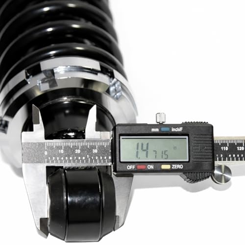 Rear Street Rod Coil Over Shock SET Black Coated Springs (Spring Rate:180) - size: Spring Rate:180