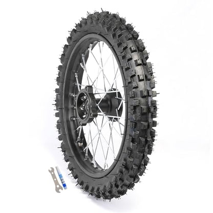 14" 12" Complete Dirt Bike Front and Rear Wheel Kit 60/100-14 80/100-12 Tire Rim Set 12mm Bearing for Pit Bike Motocross Off Road 50cc 70cc 90cc 125cc 140cc SSR Apollo Taotao DB14 DB17 XR70 CRF50 - color: Front 60/100-14 & Rear 80/100-12, size: 12mm Beari