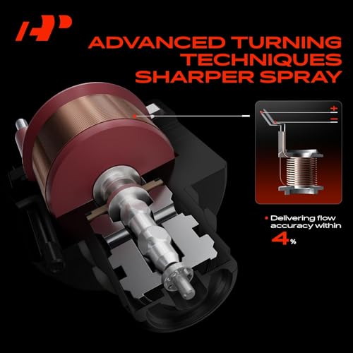 A-Premium Set of 2 Fuel Injectors Compatible with Chevrolet, GMC, Cadillac