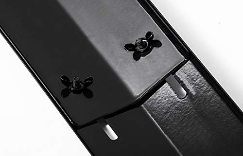 Universal Adjustable Grill Heat Plate Replacement for Gas Grill, Porcelain Steel Heat Plate Shield, Flavorizer Bar, Extends from 11.75" Up to 21" L (Pack of 3) - size: Pack of 3